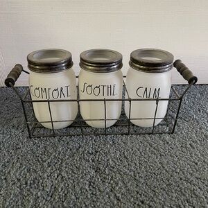 Rae Dunn jar set